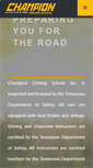 Mobile Screenshot of champion-driving.com